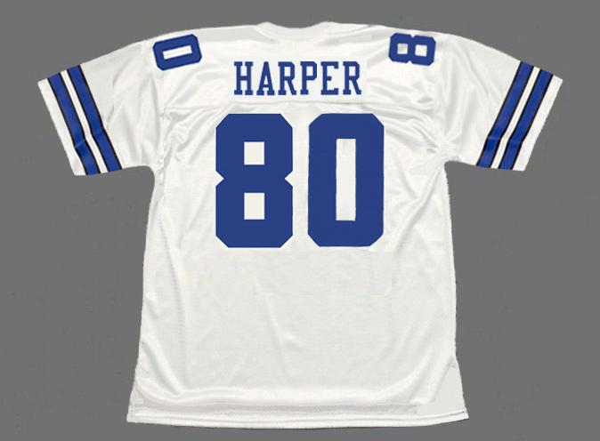 D.Cowboys #80 ALVIN HARPER 1994 Throwback Football Jersey