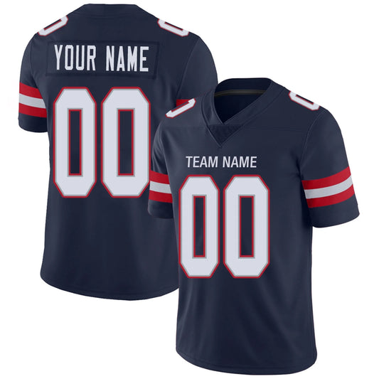 Custom NE.Patriots Navy Personalized Design Number for Men Women Youth and Your Own Name Footbal Jerseys
