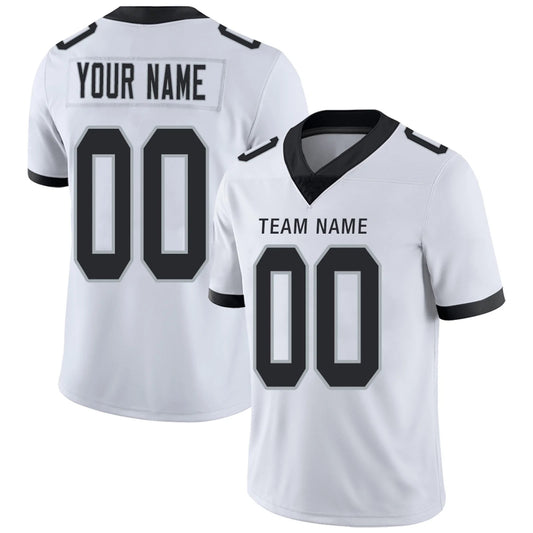 Custom LV.Raiders White Personalized Design Number for Men Women Youth and Your Own Name Footbal Jerseys