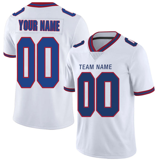 Custom NY.Giants White Personalized Design Number for Men Women Youth and Your Own Name Footbal Jerseys