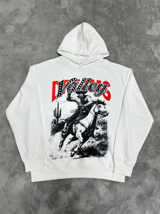 Valley-Dreams White Fashion Hoodie